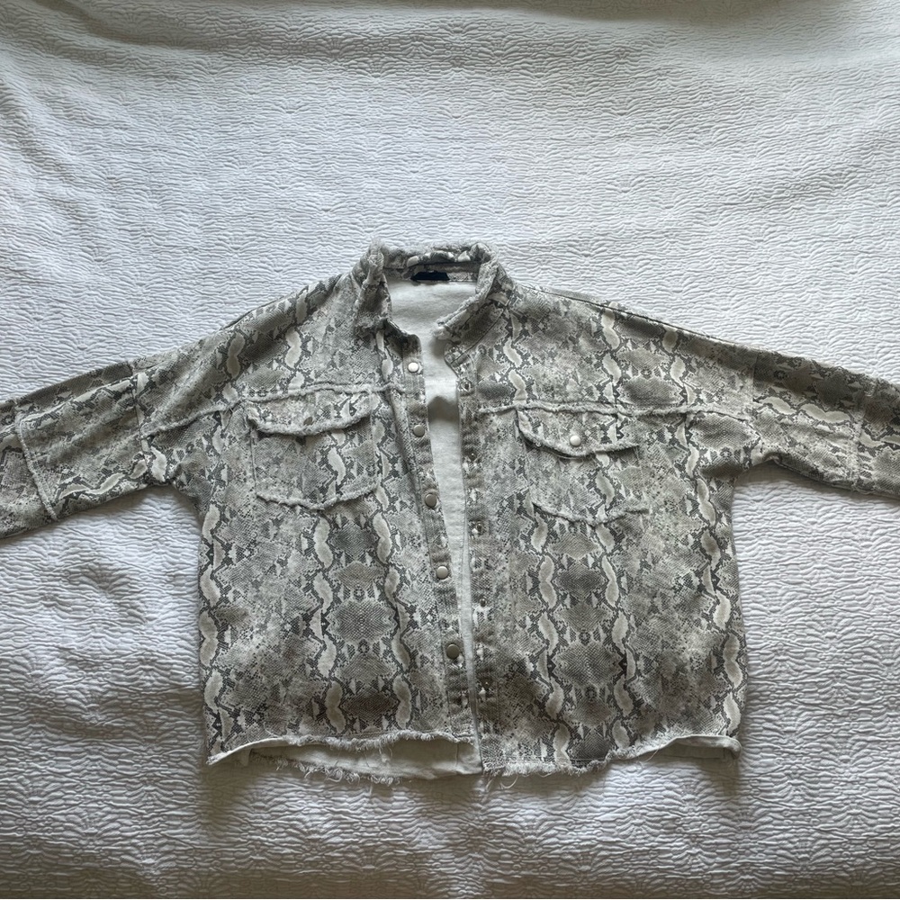 Mittoshop snakeskin Motto jacket, M/L
